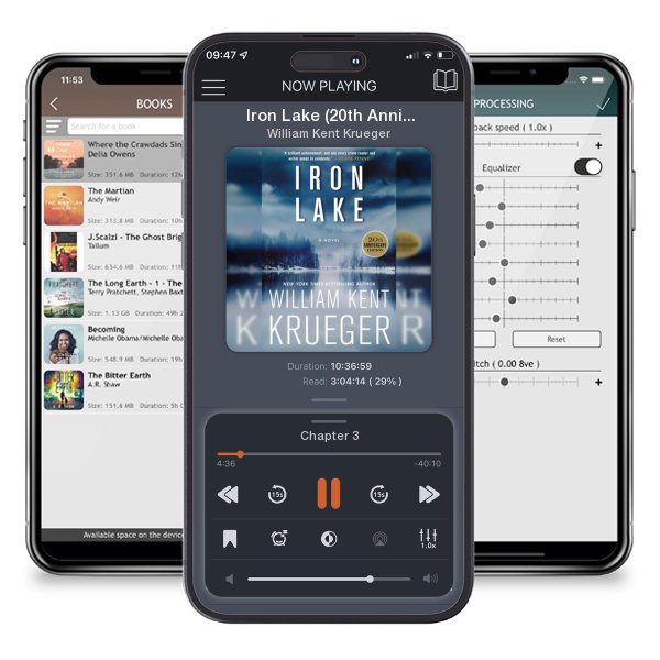 Download fo free audiobook Iron Lake (20th Anniversary Edition) by William Kent Krueger and listen anywhere on your iOS devices in the ListenBook app.