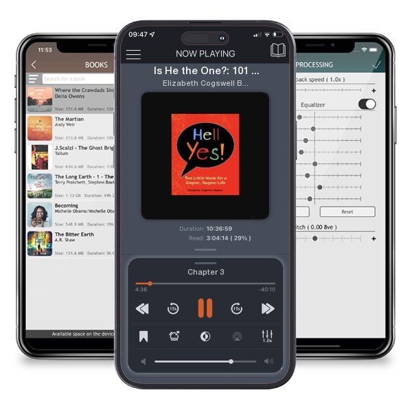 Download fo free audiobook Is He the One?: 101 Questions That Will Lead You to the Truth, Whatever That Is by Elizabeth Cogswell Baskin and listen anywhere on your iOS devices in the ListenBook app.