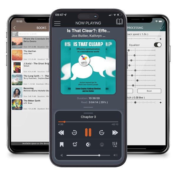 Download fo free audiobook Is That Clear?: Effective communication in a neurodiverse... by Joe Butler, Kathryn Alevizos,  et al. and listen anywhere on your iOS devices in the ListenBook app.