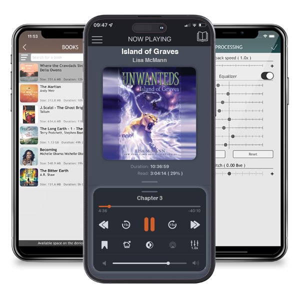 Download fo free audiobook Island of Graves by Lisa McMann and listen anywhere on your iOS devices in the ListenBook app.