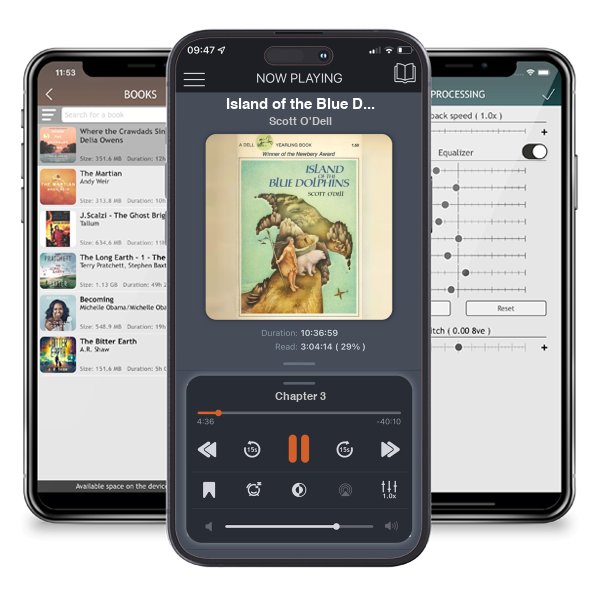 Download fo free audiobook Island of the Blue Dolphins by Scott O\'Dell and listen anywhere on your iOS devices in the ListenBook app.