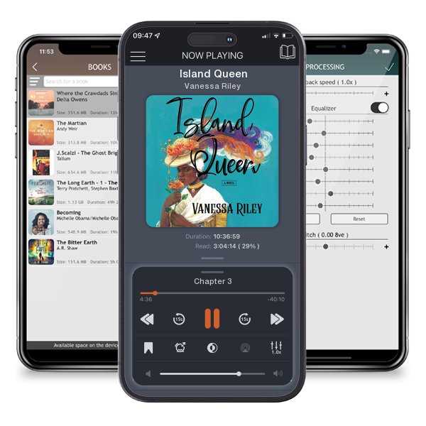 Download fo free audiobook Island Queen by Vanessa Riley and listen anywhere on your iOS devices in the ListenBook app.