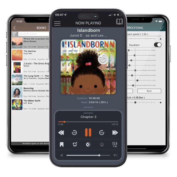 Download fo free audiobook Islandborn by Junot Díaz and Leo Espinosa and listen anywhere on your iOS devices in the ListenBook app.