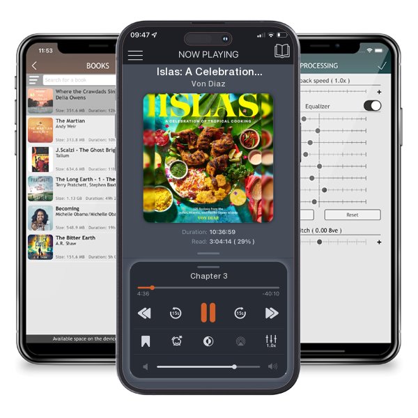 Download fo free audiobook Islas: A Celebration of Tropical Cooking—125 Recipes from the Indian, Atlantic, and Pacific Ocean Islands by Von Diaz and listen anywhere on your iOS devices in the ListenBook app.