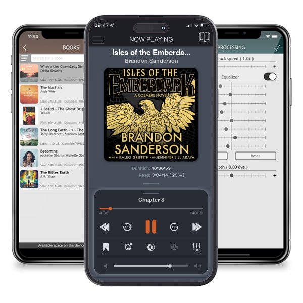 Download fo free audiobook Isles of the Emberdark: A Cosmere Novel Secret Projects, Book 5 by Brandon Sanderson and listen anywhere on your iOS devices in the ListenBook app.