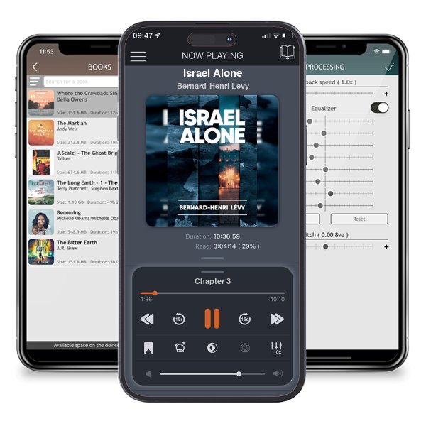 Download fo free audiobook Israel Alone by Bernard-Henri Levy and listen anywhere on your iOS devices in the ListenBook app.