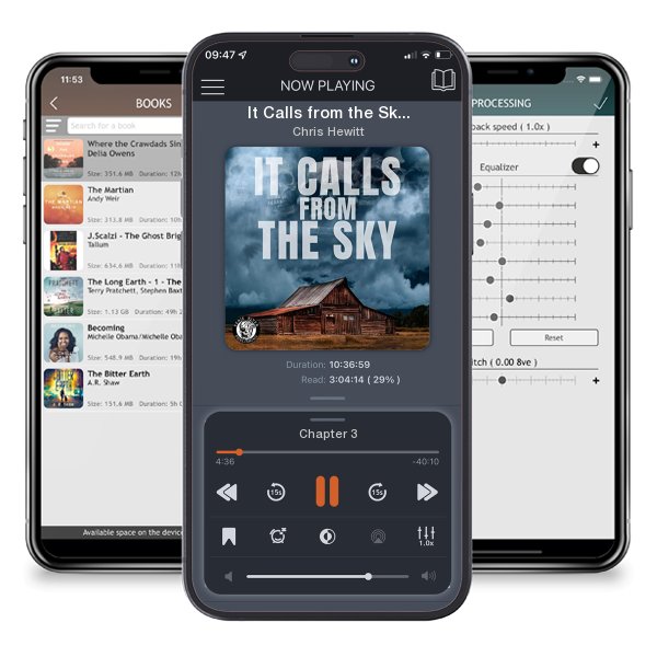 Download fo free audiobook It Calls from the Sky by Chris Hewitt and listen anywhere on your iOS devices in the ListenBook app.