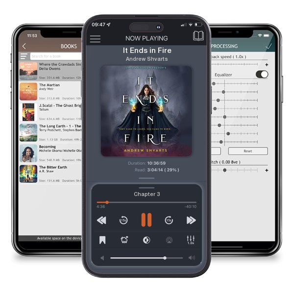 Download fo free audiobook It Ends in Fire by Andrew Shvarts and listen anywhere on your iOS devices in the ListenBook app.