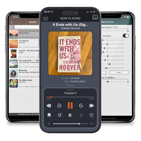 Download fo free audiobook It Ends with Us (Signed) by Colleen Hoover and listen anywhere on your iOS devices in the ListenBook app.