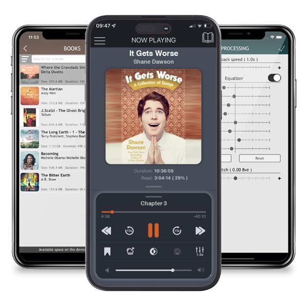 Download fo free audiobook It Gets Worse by Shane Dawson and listen anywhere on your iOS devices in the ListenBook app.