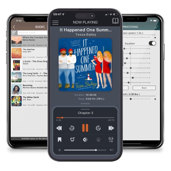 Download fo free audiobook It Happened One Summer by Tessa Bailey and listen anywhere on your iOS devices in the ListenBook app.
