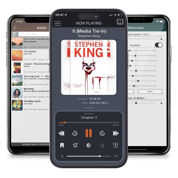 Download fo free audiobook It (Media Tie-In) by Stephen King and listen anywhere on your iOS devices in the ListenBook app.