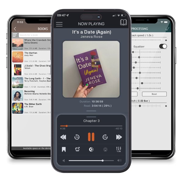 Download fo free audiobook It's a Date (Again) by Jeneva Rose and listen anywhere on your iOS devices in the ListenBook app.