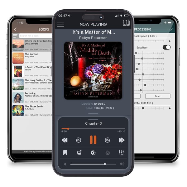 Download fo free audiobook It’s a Matter of Midlife and Death by Robyn Peterman and listen anywhere on your iOS devices in the ListenBook app.