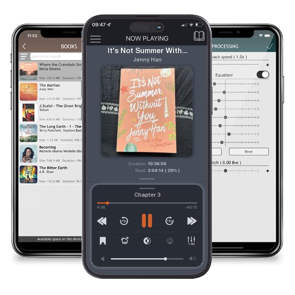 Download fo free audiobook It's Not Summer Without You by Jenny Han and listen anywhere on your iOS devices in the ListenBook app.