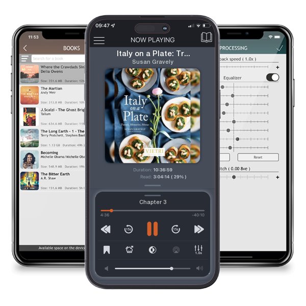 Download fo free audiobook Italy on a Plate: Travels, Memories, Menus by Susan Gravely and listen anywhere on your iOS devices in the ListenBook app.