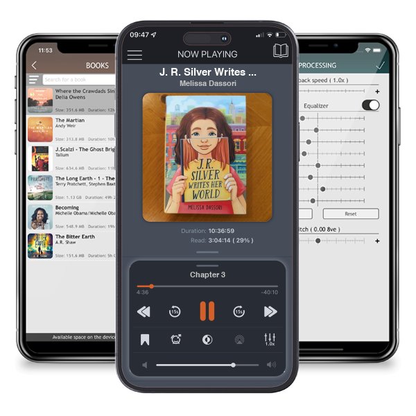 Download fo free audiobook J. R. Silver Writes Her World by Melissa Dassori and listen anywhere on your iOS devices in the ListenBook app.