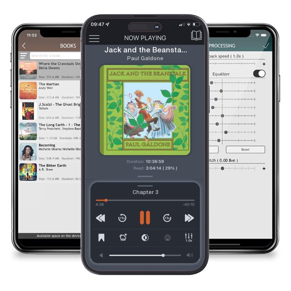 Download fo free audiobook Jack and the Beanstalk (Paul Galdone Nursery Classic) by Paul Galdone and listen anywhere on your iOS devices in the ListenBook app.