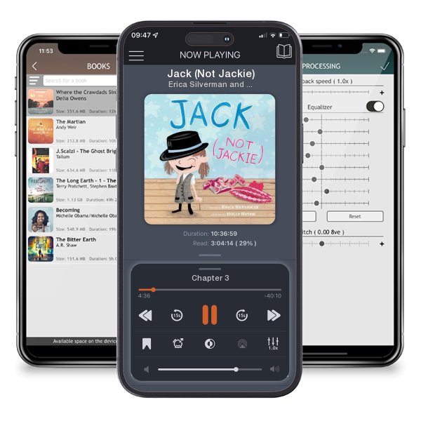 Download fo free audiobook Jack (Not Jackie) by Erica Silverman and Holly Hatam and listen anywhere on your iOS devices in the ListenBook app.
