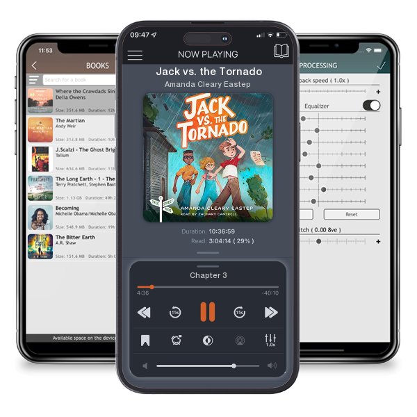 Download fo free audiobook Jack vs. the Tornado by Amanda Cleary Eastep and listen anywhere on your iOS devices in the ListenBook app.