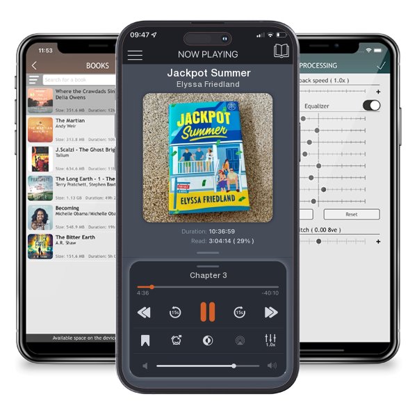 Download fo free audiobook Jackpot Summer by Elyssa Friedland and listen anywhere on your iOS devices in the ListenBook app.