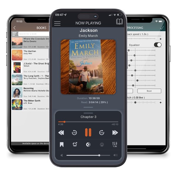 Download fo free audiobook Jackson by Emily March and listen anywhere on your iOS devices in the ListenBook app.