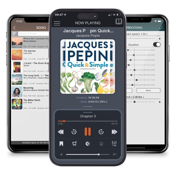 Download fo free audiobook Jacques Pépin Quick & Simple by Jacques Pepin and listen anywhere on your iOS devices in the ListenBook app.