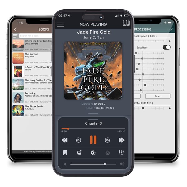 Download fo free audiobook Jade Fire Gold by June C. Tan and listen anywhere on your iOS devices in the ListenBook app.