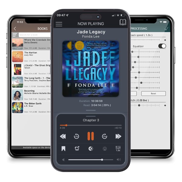 Download fo free audiobook Jade Legacy by Fonda Lee and listen anywhere on your iOS devices in the ListenBook app.