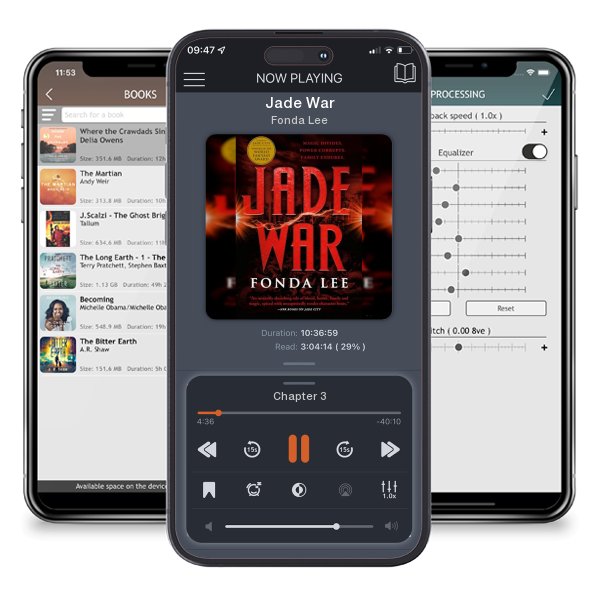 Download fo free audiobook Jade War by Fonda Lee and listen anywhere on your iOS devices in the ListenBook app.
