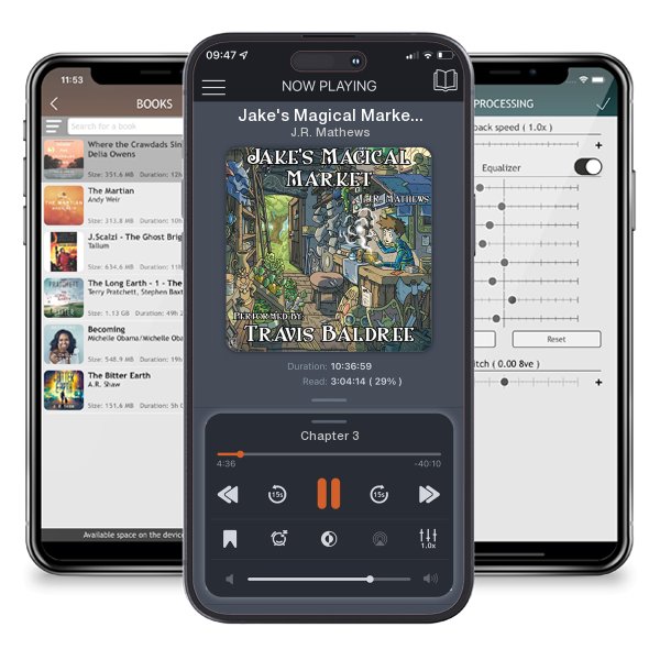 Download fo free audiobook Jake's Magical Market by J.R. Mathews and listen anywhere on your iOS devices in the ListenBook app.