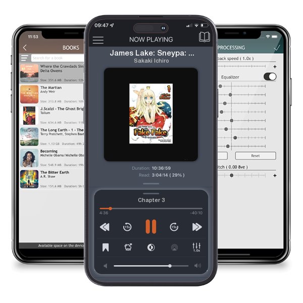 Download fo free audiobook James Lake: Sneypa: The Big Foot File Part 2 by Sakaki Ichiro and listen anywhere on your iOS devices in the ListenBook app.