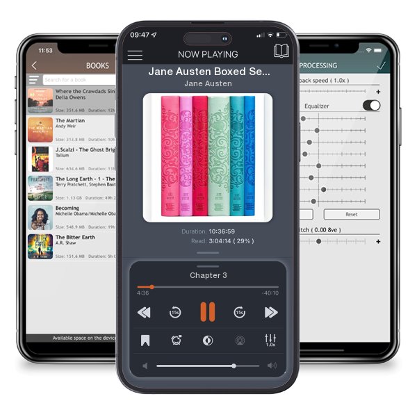 Download fo free audiobook Jane Austen Boxed Set by Jane Austen and listen anywhere on your iOS devices in the ListenBook app.