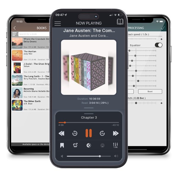 Download fo free audiobook Jane Austen: The Complete Works 7-Book Boxed Set: Sense and... by Jane Austen and Coralie Bickford-Smith and listen anywhere on your iOS devices in the ListenBook app.