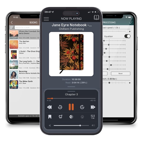 Download fo free audiobook Jane Eyre Notebook - Blank (Other) by Chiltern Publishing and listen anywhere on your iOS devices in the ListenBook app.