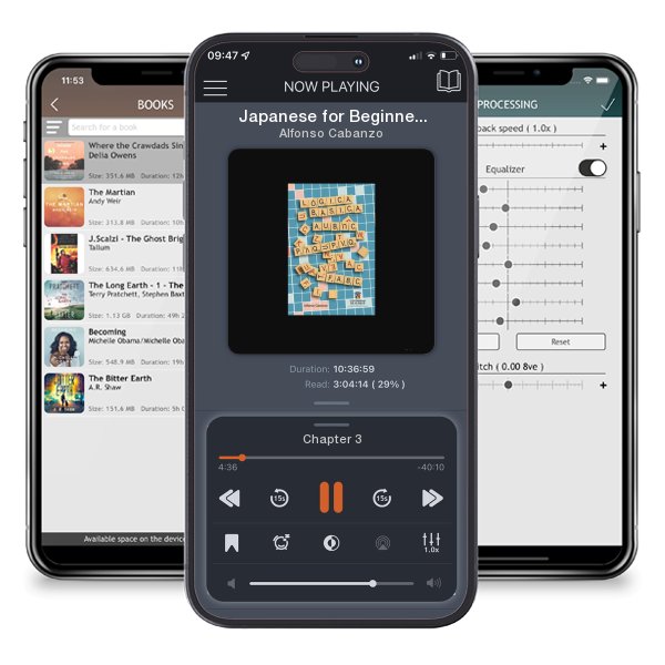 Download fo free audiobook Japanese for Beginners by Alfonso Cabanzo and listen anywhere on your iOS devices in the ListenBook app.