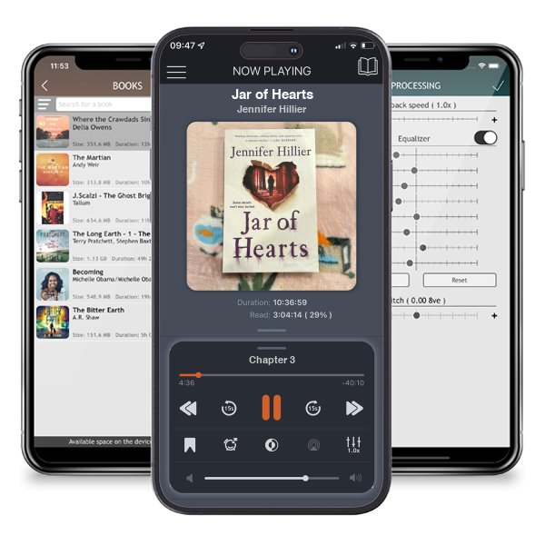 Download fo free audiobook Jar of Hearts by Jennifer Hillier and listen anywhere on your iOS devices in the ListenBook app.