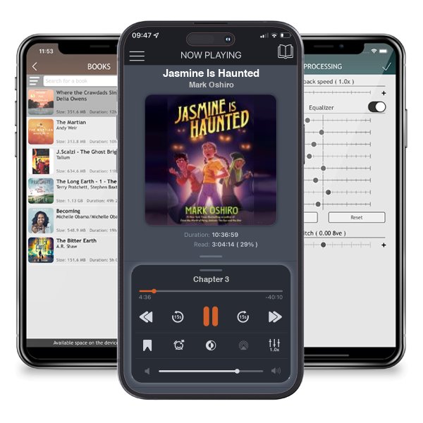 Download fo free audiobook Jasmine Is Haunted by Mark Oshiro and listen anywhere on your iOS devices in the ListenBook app.