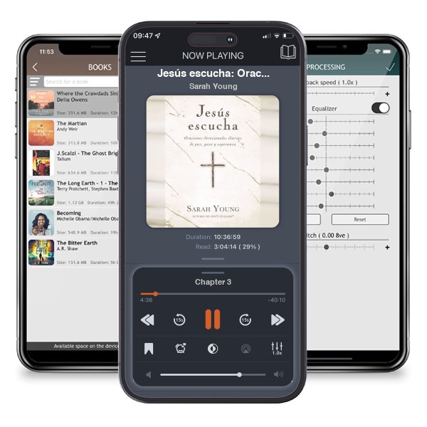 Descargar audiolibro gratis Jesús escucha: Oraciones devocionales diarias de paz, gozo y esperanza by Sarah Young y escuchar en cualquier lugar en sus dispositivos iOS en la aplicación ListenBook.