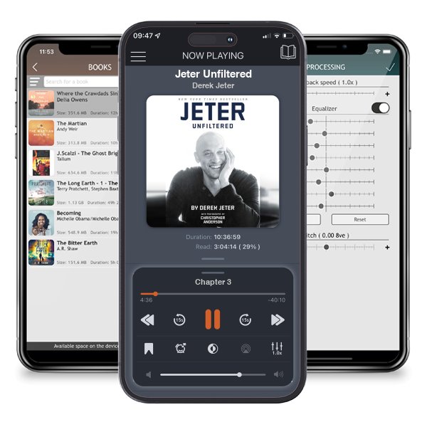 Download fo free audiobook Jeter Unfiltered by Derek Jeter and listen anywhere on your iOS devices in the ListenBook app.