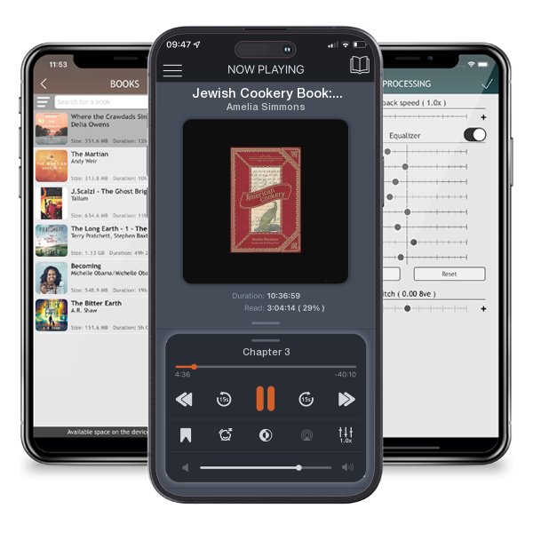 Download fo free audiobook Jewish Cookery Book: On Principles of Economy by Amelia Simmons and listen anywhere on your iOS devices in the ListenBook app.
