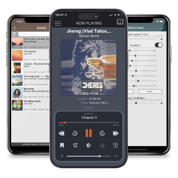 Download fo free audiobook Jhereg (Vlad Taltos, #1) by Steven Brust and listen anywhere on your iOS devices in the ListenBook app.