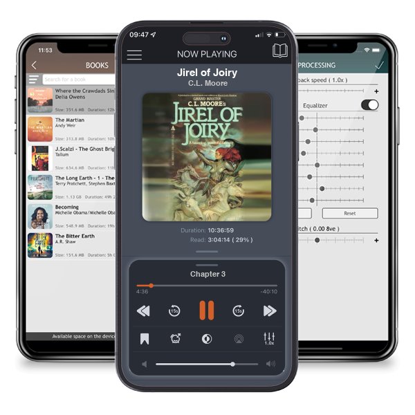 Download fo free audiobook Jirel of Joiry by C.L. Moore and listen anywhere on your iOS devices in the ListenBook app.