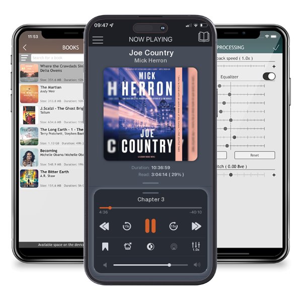 Download fo free audiobook Joe Country by Mick Herron and listen anywhere on your iOS devices in the ListenBook app.