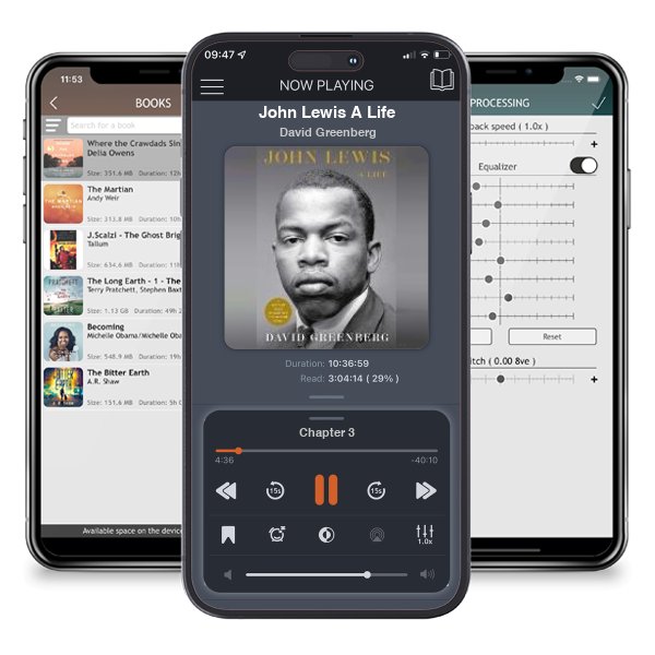 Download fo free audiobook John Lewis A Life by David Greenberg and listen anywhere on your iOS devices in the ListenBook app.