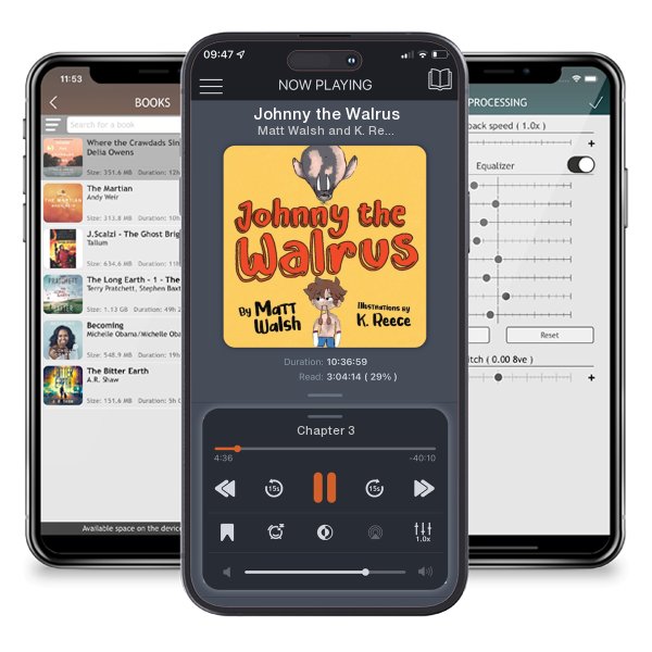 Download fo free audiobook Johnny the Walrus by Matt Walsh and K. Reece and listen anywhere on your iOS devices in the ListenBook app.