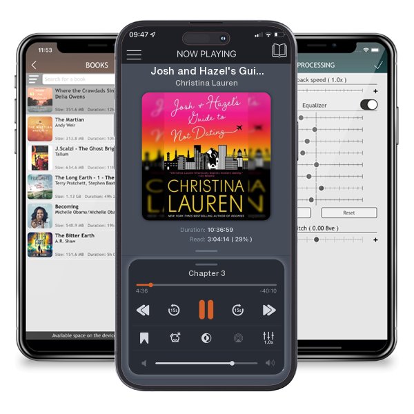 Download fo free audiobook Josh and Hazel's Guide to Not Dating by Christina Lauren and listen anywhere on your iOS devices in the ListenBook app.
