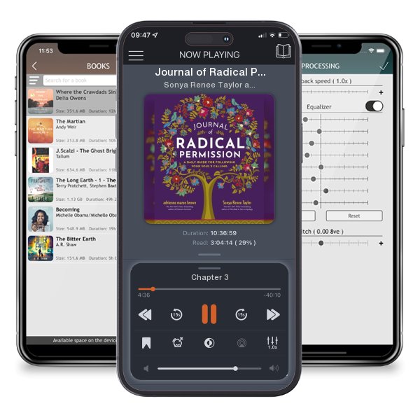 Download fo free audiobook Journal of Radical Permission: A Daily Guide for Following... by Sonya Renee Taylor and Adrienne Maree Brown and listen anywhere on your iOS devices in the ListenBook app.