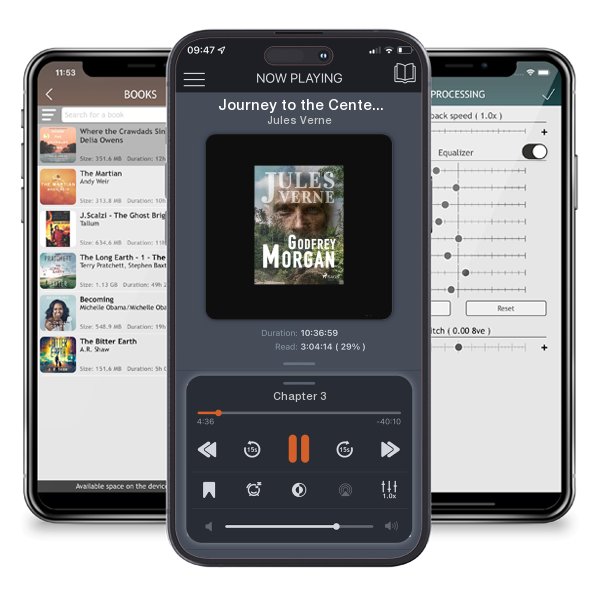 Download fo free audiobook Journey to the Center of the Earth by Jules Verne and listen anywhere on your iOS devices in the ListenBook app.