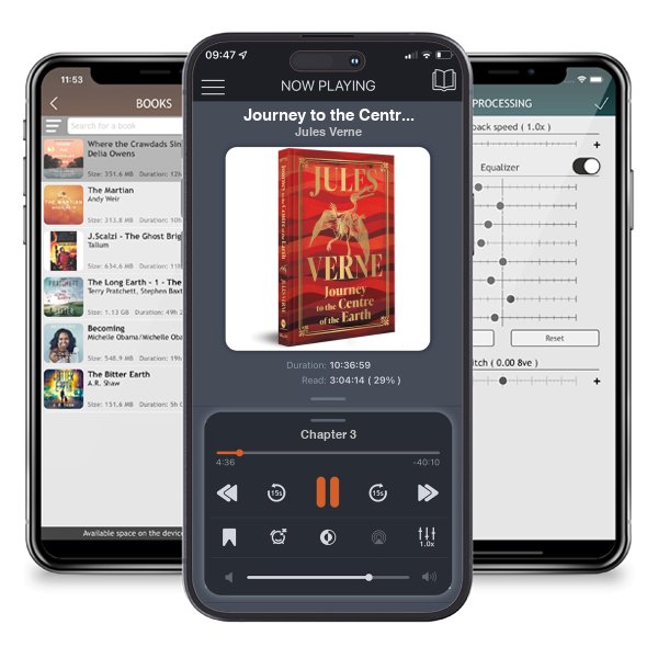 Download fo free audiobook Journey to the Centre of the Earth (Deluxe Hardbound Edition) (FingerPrint Classics) by Jules Verne and listen anywhere on your iOS devices in the ListenBook app.